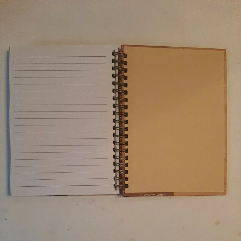 Wine Themed Journal Book Spiral Bound Hardcover